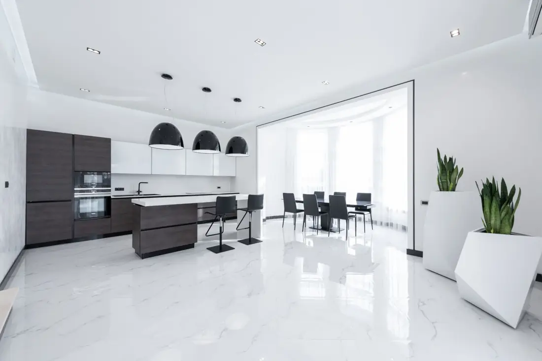 Move in ready kitchen after a turnover clean